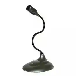 Micrófono Multimedia De Mesa Flexible Plug 3.5 Para Pc Omega