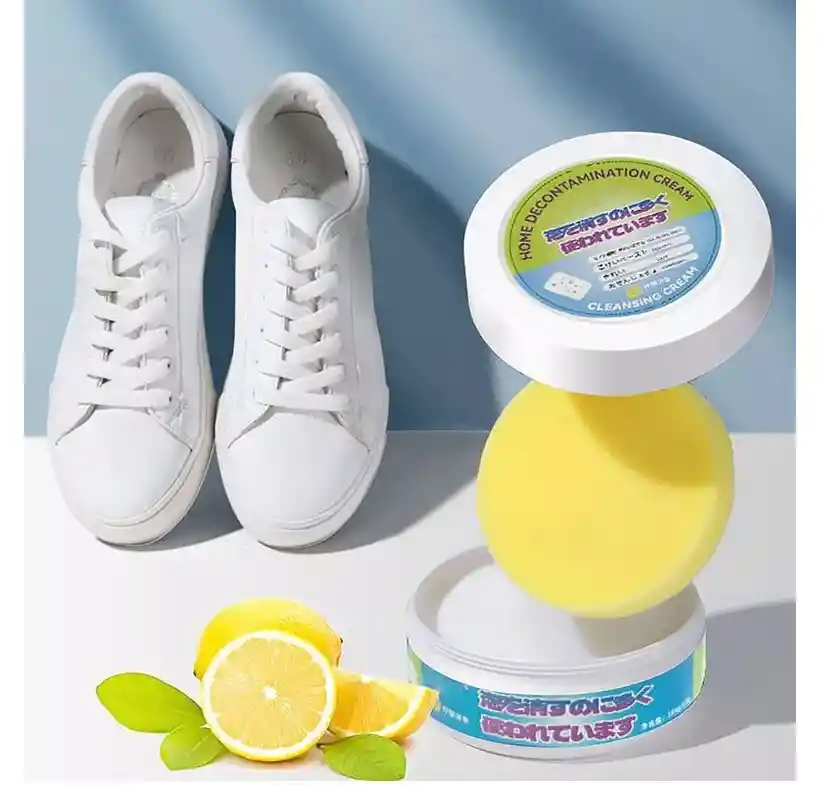 Crema Limpiadora De Zapatos Blanqueador Quita Manchas