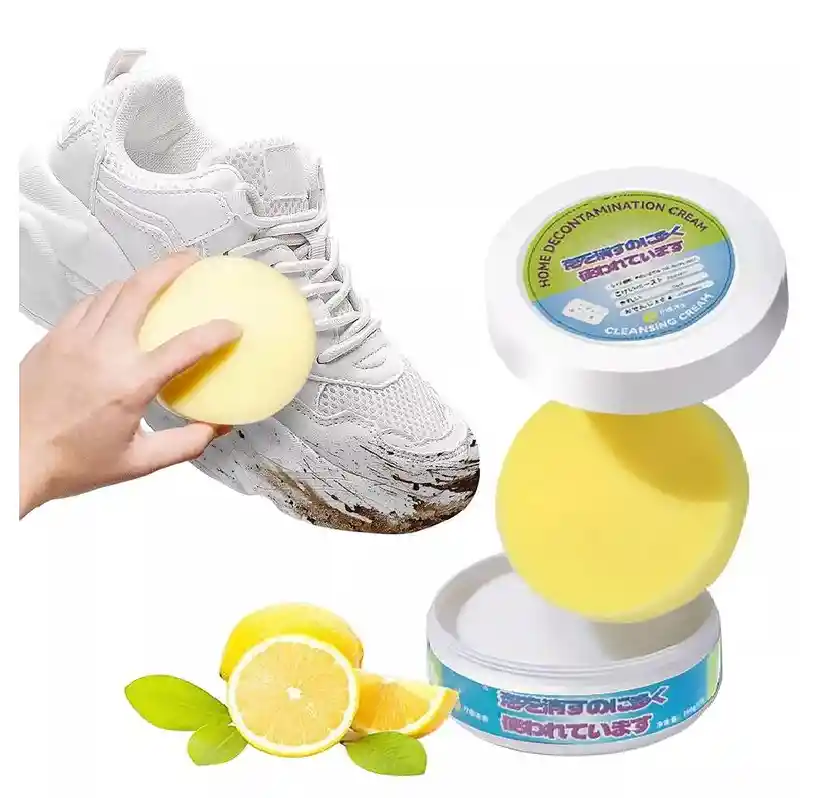 Crema Limpiadora De Zapatos Blanqueador Quita Manchas