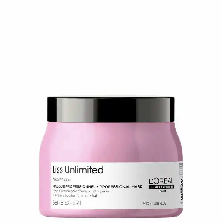 Mascarilla Liss Unlimited L’oreal Control Y Brillo 500ml