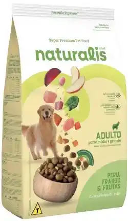 Naturalis Adulto Pollo, Pavo Y Frutas 12 Kg