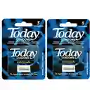 *2 Condón Today Preservativo Lubricado X 6 Und
