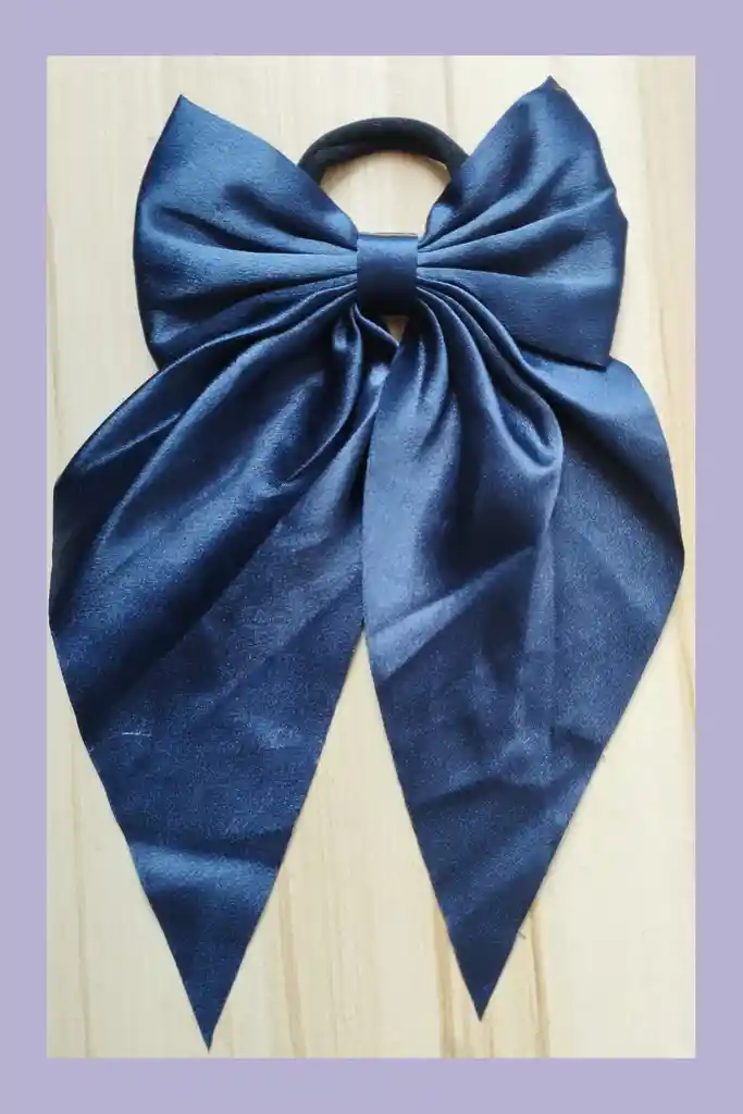 Moño Coquette Azul Sailor