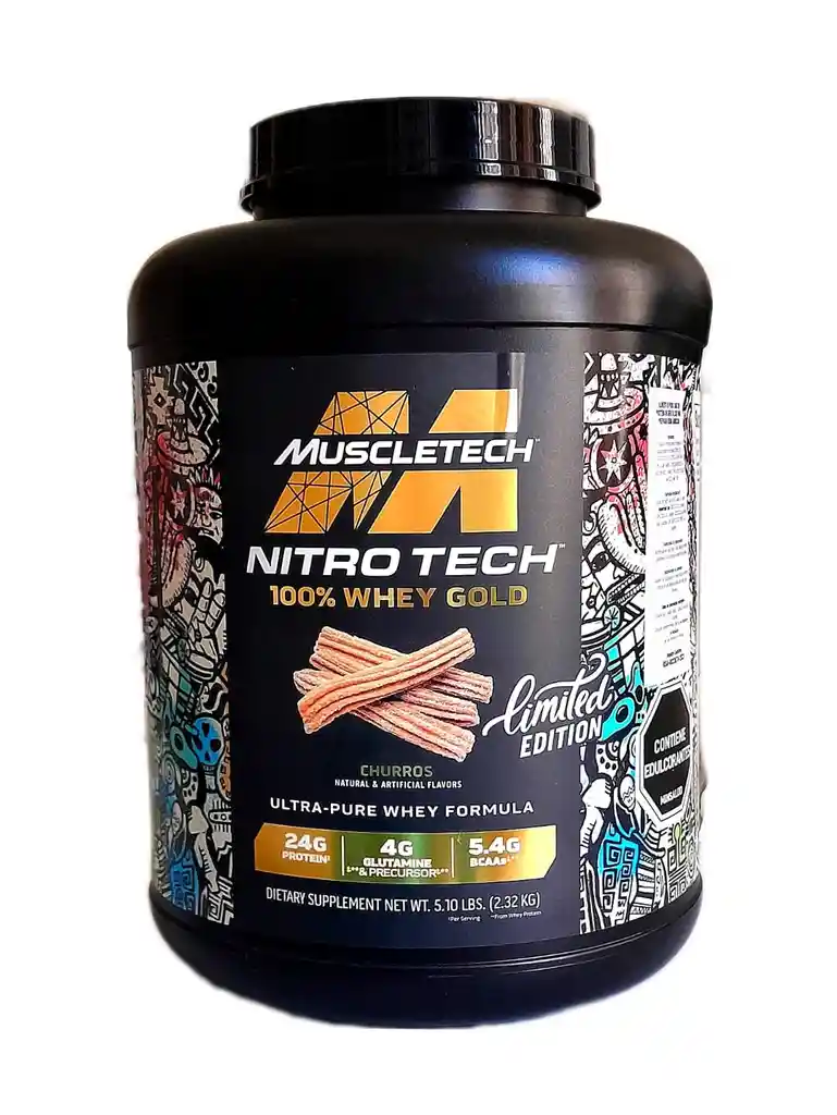 Nitrotech Whey Gold 5 Lbrs Sabor Churros