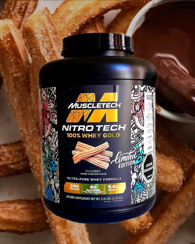 Nitrotech Whey Gold 5 Lbrs Sabor Churros