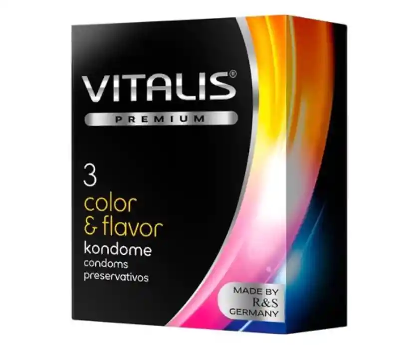 Condon Vitalis Color Y Sabor (3 Unidades)