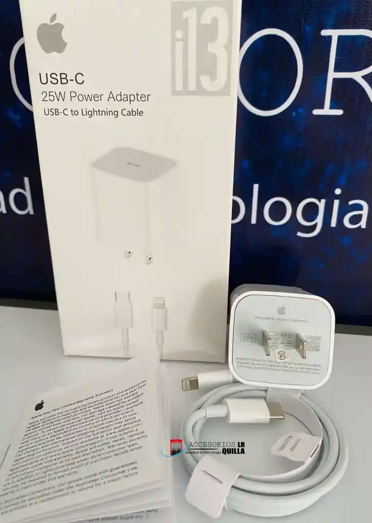 Cargador 25w Para Iphone/ Cargador Carga Rápida