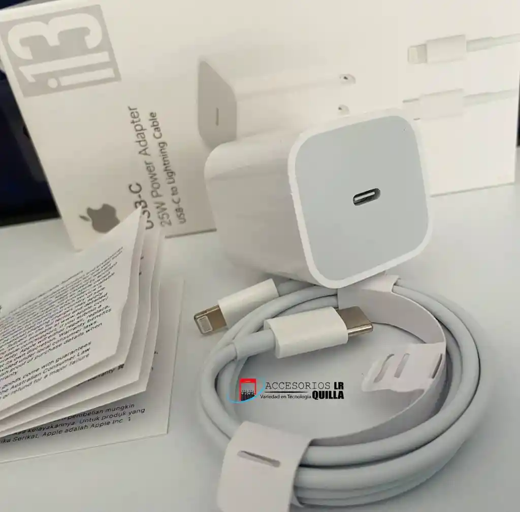 Cargador 25w Para Iphone/ Cargador Carga Rápida