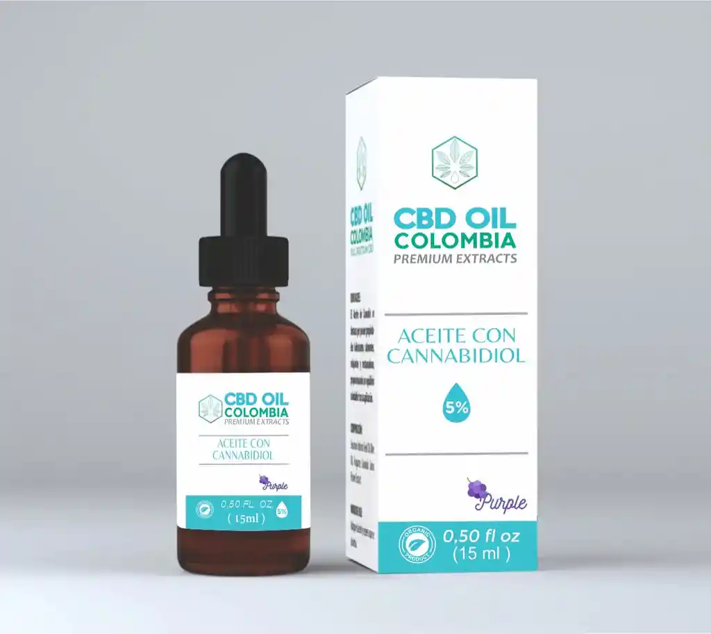 Aceite Cbd Oil/ Purrple Indica 15 Ml