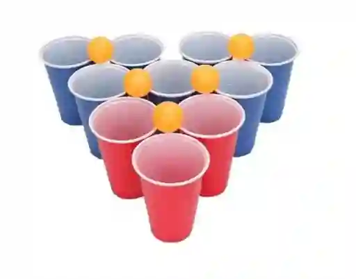 Juego Mesa Fiesta Amigos Grupo Parche Beer Pong Diversion 1a