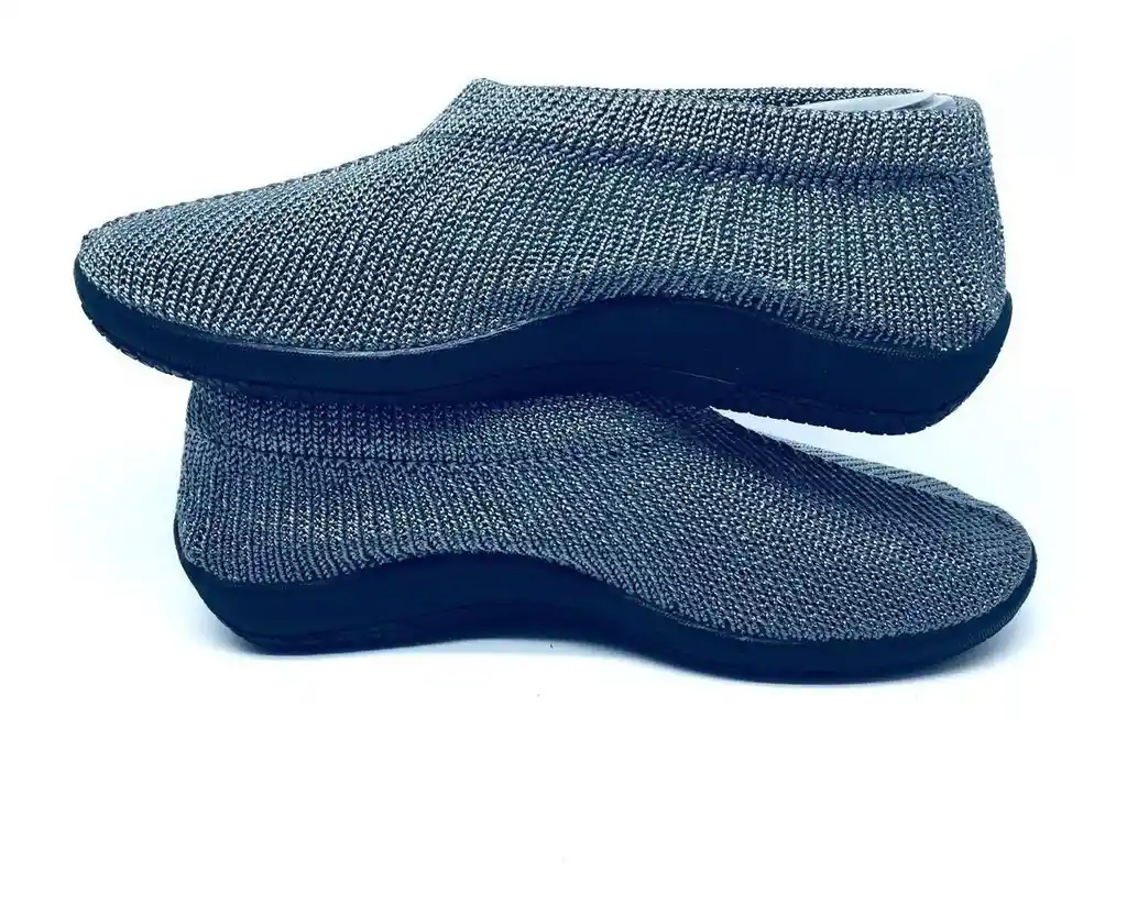 Zapatos De Descanso Plumex Para Abuelas, Tías En Gris