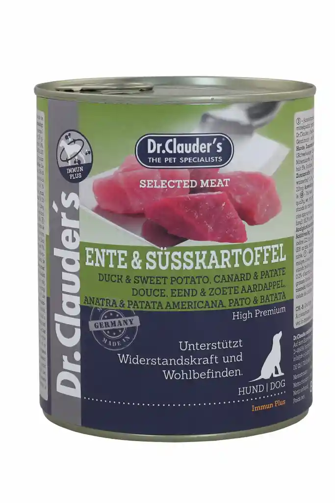 Comida Húmeda Para Perro De Pato Y Patata - Carnes Seleccionadas Dr. Clauder´s 800 Gr