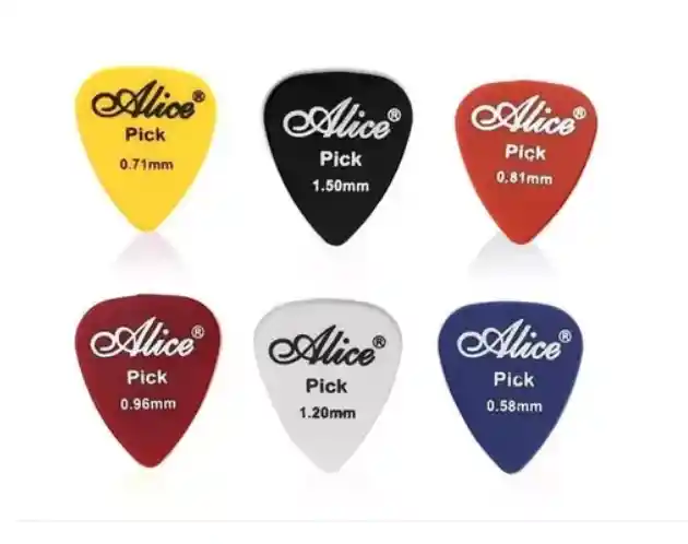 Caja X50 Plumilla Picks Guitarra Eléctrica Acústica Alice