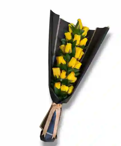 Bouquet De 20 Rosas Amarillas