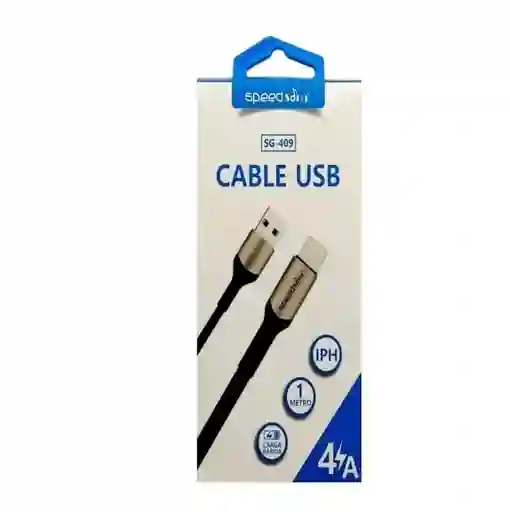 Speed Cable De Carga Para Iphone (4a) 1 Mtr Sg-409