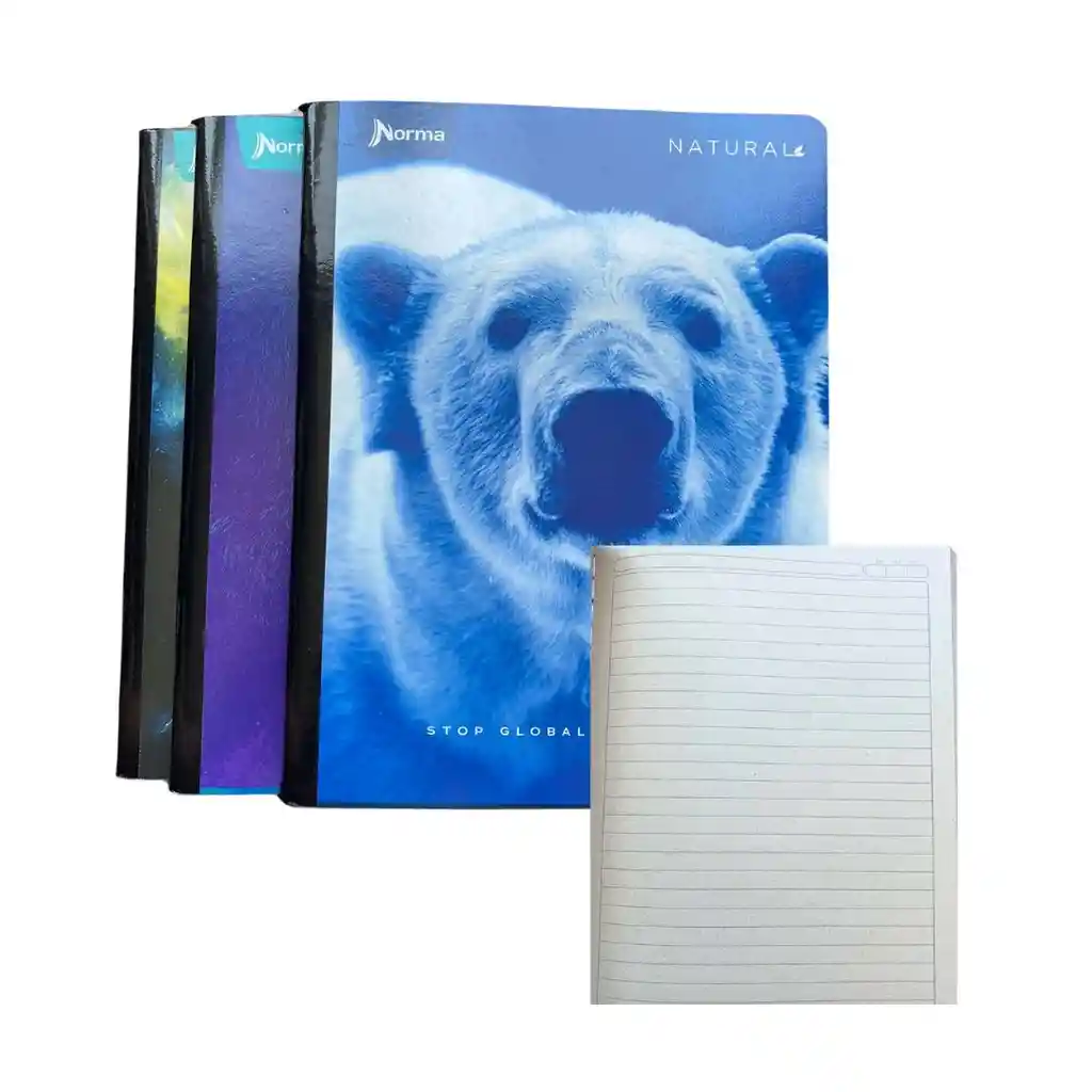 Cuaderno Cosido Papel Natural Norma Rayado Unisex