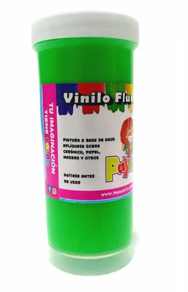 Vinilo 125 Gr Fluorescente Verde