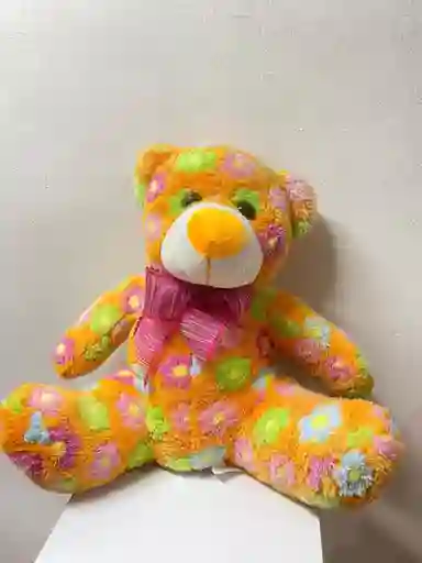 Peluche Oso Colorido Flores