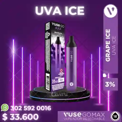 Vuse Go Max - Grape Ice 1500 Puff