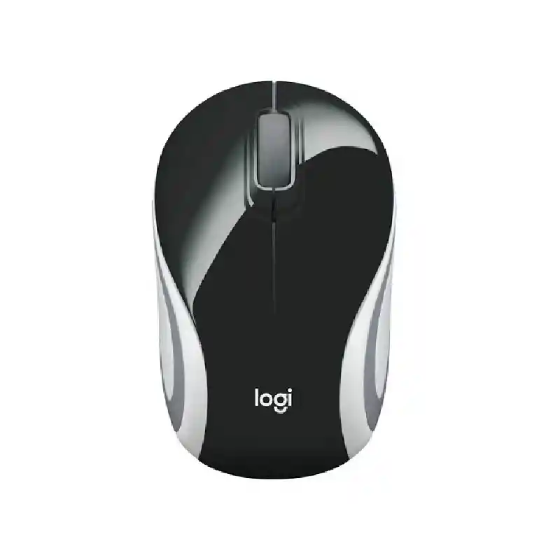 Mouse Logitech Inalambrico M187 Negro Blanco