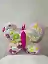 Peluche Mariposa Con Flores Coloridas