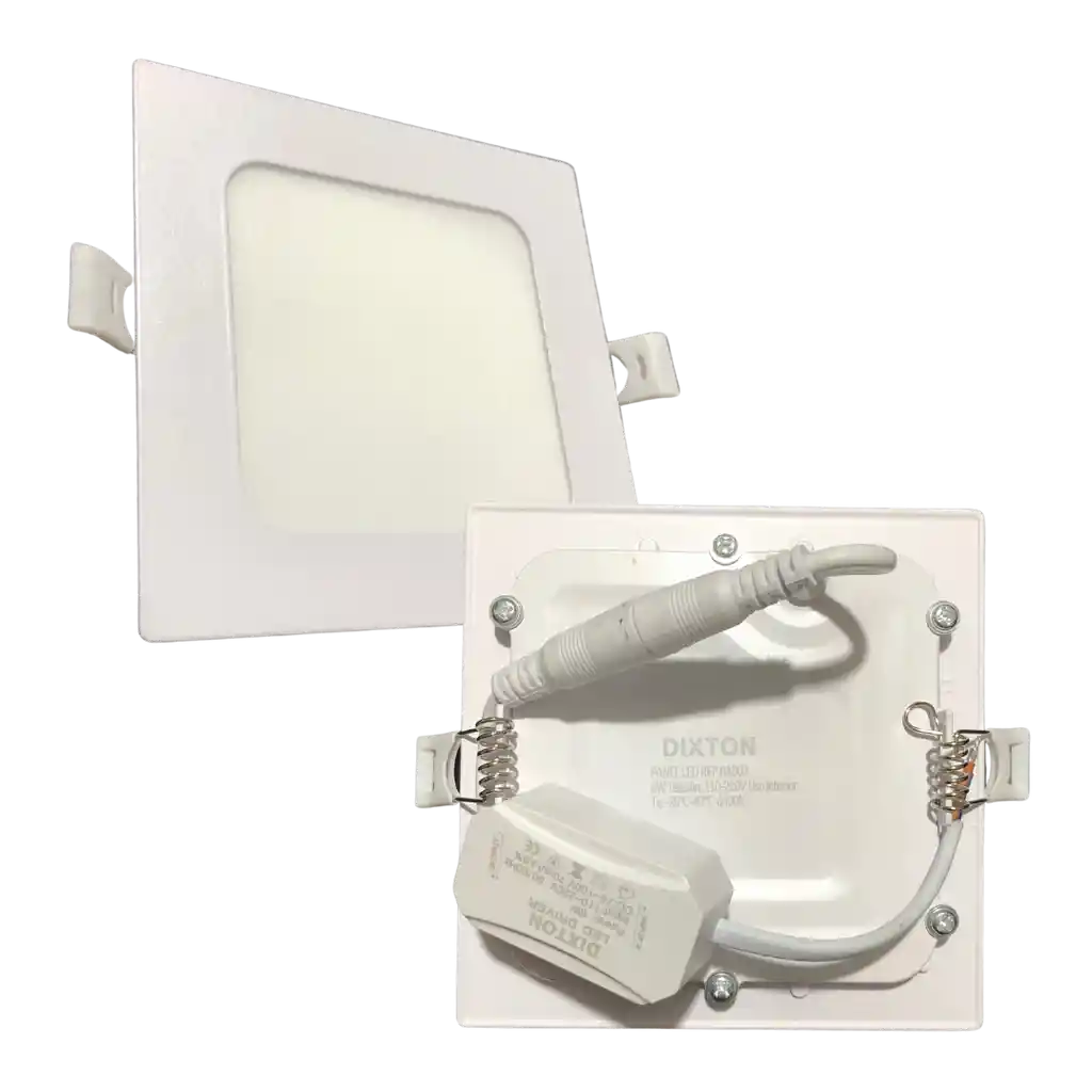 Panel Led De Incrustar Cuadrada 6w 6500k