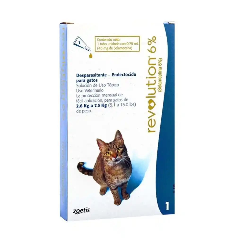 Revolution Gatos 2,6 A 7,5 Kg