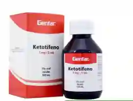 Ketotifeno 1 Mg/ 5 Ml Jarabe Frasco 100ml