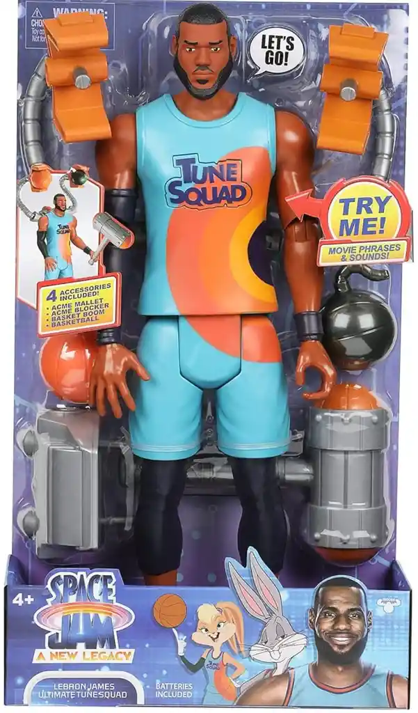 Figura De Acción De Lebron James Ultimate Tune Squad De 30 Cms