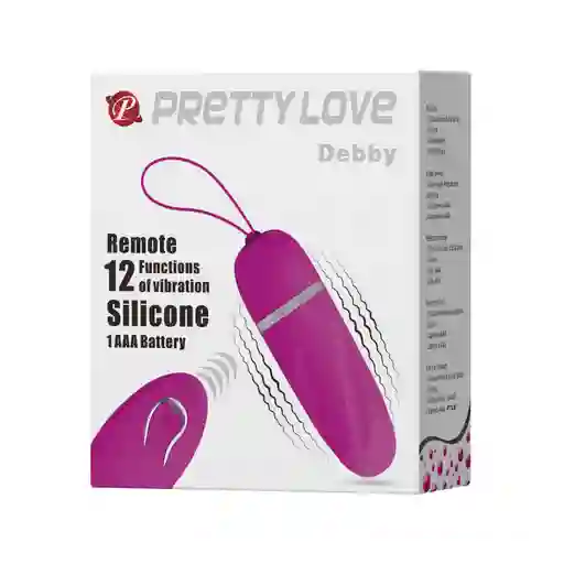 Huevo Vibrador 10 Funciones Debby Pretty Love