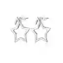 Aretes Estrella Para Mujer Fabricados En Plata 925