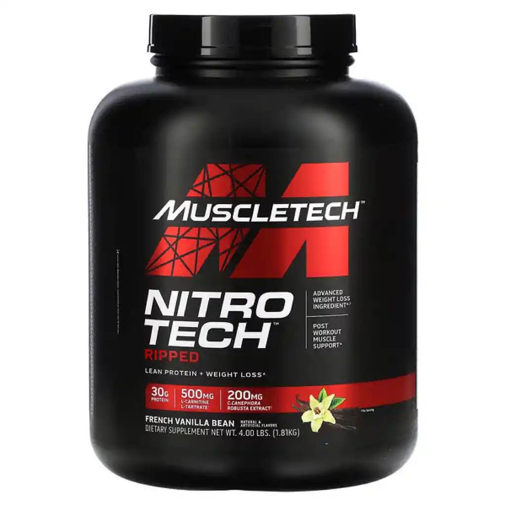 Nitrotech Ripped De 4 Lbs Sabor Frech Vanilla Bean