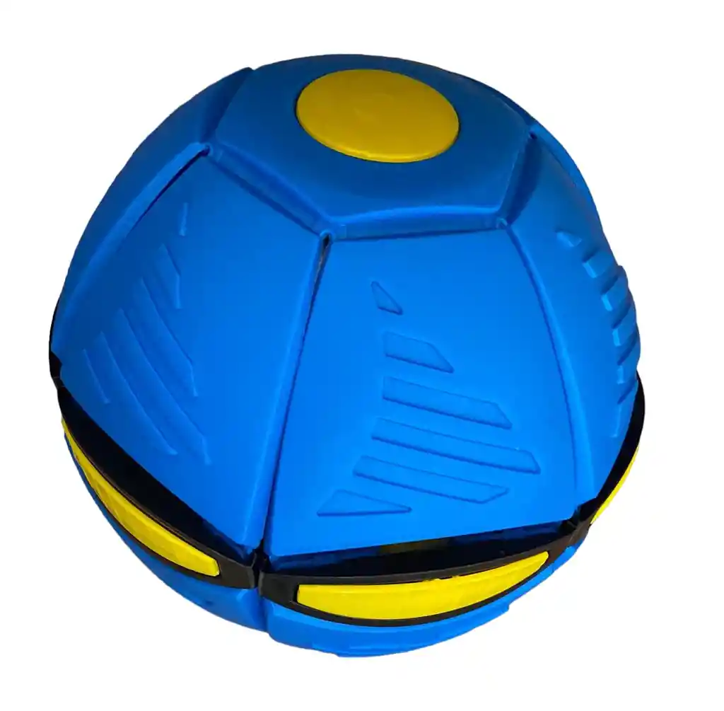 Pelota Saltarinana Para Mascotas Color Azul 15 Cm De Diámetro