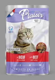 Plaisir® Pouch 100 G Beef Turkey