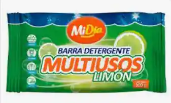 Barra Detergente Multiusos Limon Mi Dia X300g