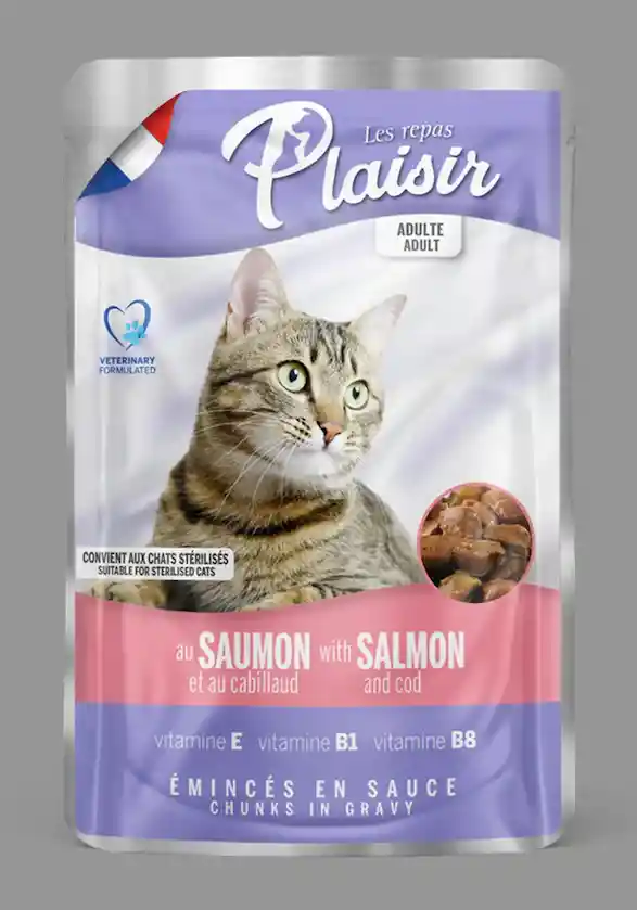 Plaisir® Pouch 100 G Salmón