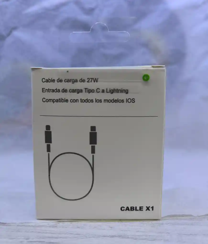 Cable Para Celular Tipo C A Iphon (lightning) 27w