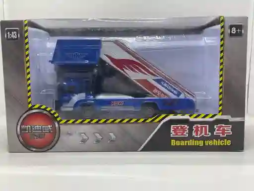 Maquinaria Camion Escalera Abordaje Avion Azul 1/43