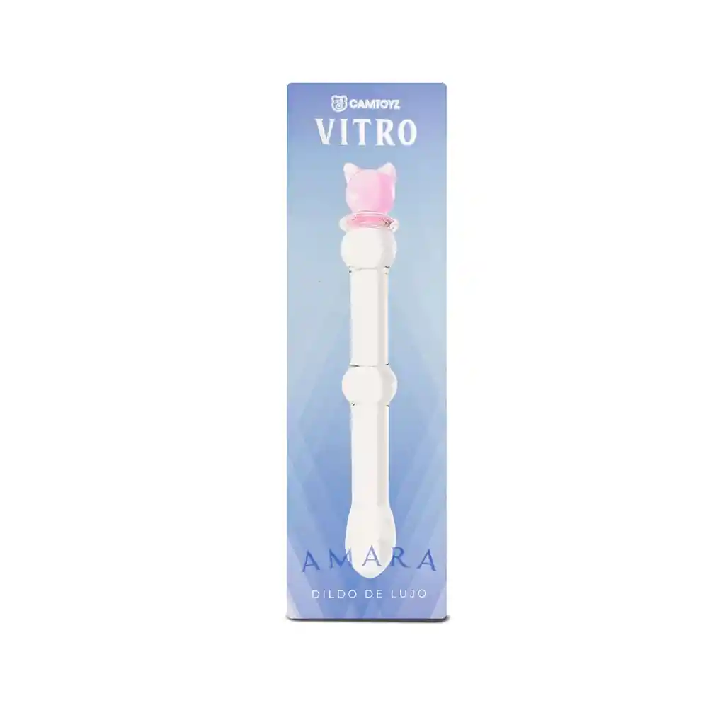 Dildo De Vidrio Amara 17cm Vitro Camtoyz