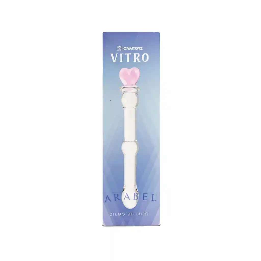 Dildo De Vidrio Arabel 17cm Vitro Camtoyz