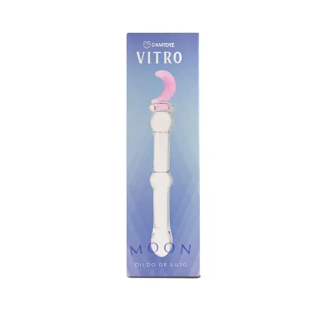 Dildo De Vidrio Moon 18cm Vitro Camtoyz