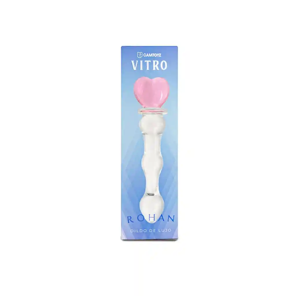 Dildo De Vidrio Rohan 20cm Vitro Camtoyz