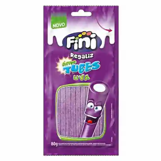 Gomas Fini Tubos 80gr Acido Uva