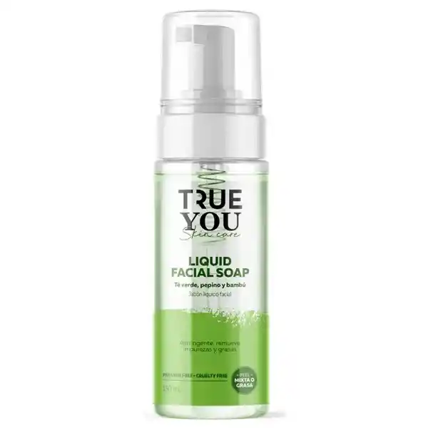 Jabón Líquido Facial True You Piel Grasa 150ml