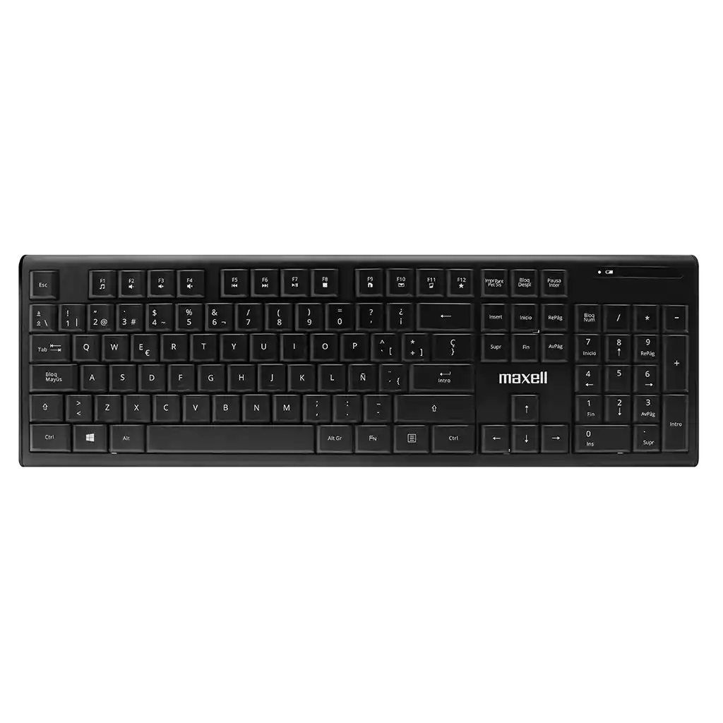 Maxell Teclado Inalamb Wkb-20 Slim 2.4ghz