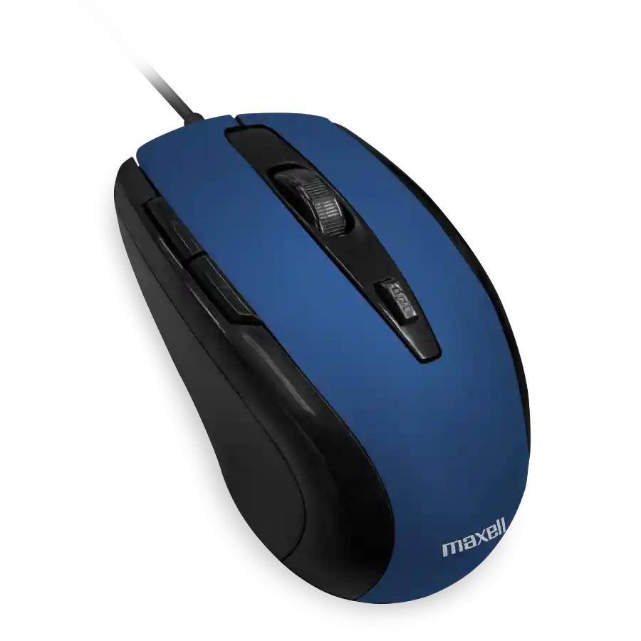 Maxell Mouse Mowr-105 Optical Five Button Navy