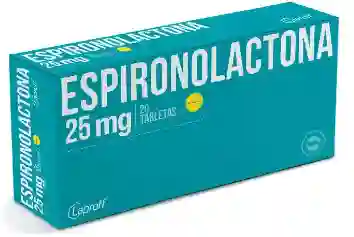 Espironolactona 25 Mg X 20 Tabletas