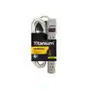 Multitoma 6 Salidas 5m Cable Con Proteccion Titanium