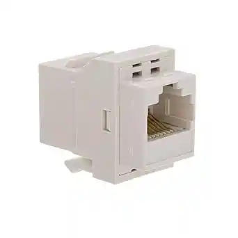 ⭐ Adaptador Cablewholesale En Línea Keystone Cat6, Blanco, Conector Hembra Rj45 A Hembra ⭐