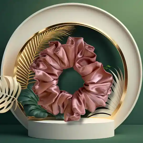 Scrunchie En Satén Talla L